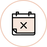 Cancellation Cancellation Icon | InBeaute Beauty Studio Sydney | Brows | Lips | Lashes